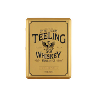 Teeling small batch ír malátawhiskey + 2 pohár díszdobozban 46% 0,7 l