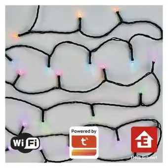 Gosmart led karácsonyi fényfüzér, 24m, kültéri és beltéri, rgb, programokkal, időz,wifivel