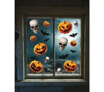 Guirca ablak dekoráció - halloween