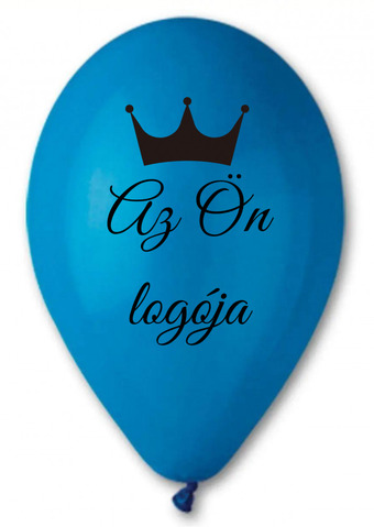 HeliumKing Personal lufi logóval - kék 26 cm ajánlat