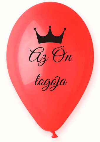 HeliumKing Personal lufi logóval - piros 26 cm ajánlat