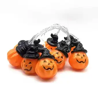 Halloween tök led fényfüzér