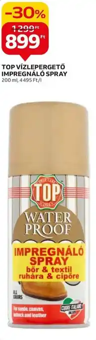 Auchan TOP VÍZLEPERGETŐ IMPREGNÁLÓ SPRAY 200 ml ajánlat