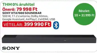 SONY HTA7000 SOUNDBAR 1 db