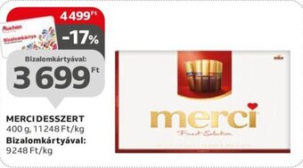 Auchan MERCI DESSZERT 400 g ajánlat