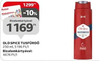 Auchan OLD SPICE TUSFÜRDŐ 250 ml ajánlat