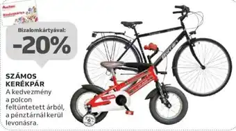 Auchan SZÁMOS KERÉKPÁR ajánlat