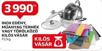 INOX EDÉNY, MŰANYAG TERMÉK stb. 1 kg