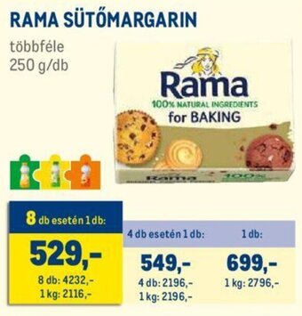 Metro RAMA SÜTŐMARGARIN 250 g ajánlat