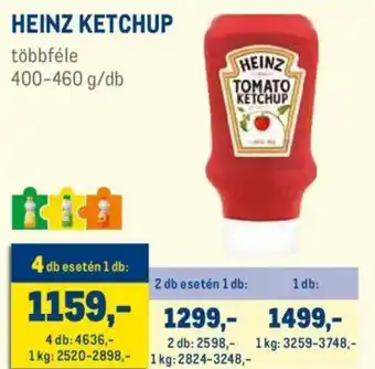 Metro HEINZ KETCHUP 400 - 460 g ajánlat