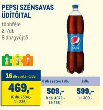 Metro PEPSI SZÉNSAVAS ÜDÍTŐITAL 2 l ajánlat