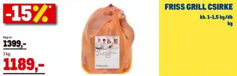 Metro FRISS GRILL CSIRKE 1 kg ajánlat