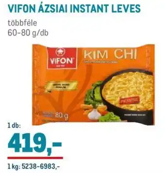 VIFON ÁZSIAI INSTANT LEVES 60 - 80 g