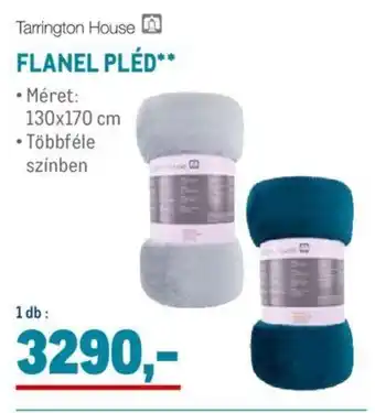 Metro Tarrington House FLANEL PLÉD 1 db ajánlat