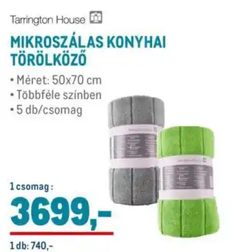 Metro Tarrington House MIKROSZÁLAS KONYHAI TÖRÖLKÖZŐ 5 db ajánlat