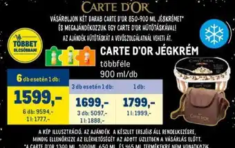Metro CARTE D'OR JÉGKRÉM 900 ml ajánlat