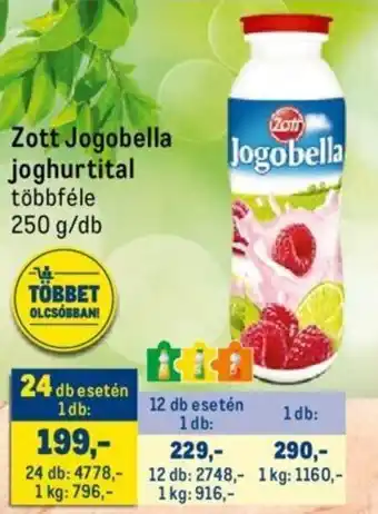 Zott Jogobella joghurtital 250 g