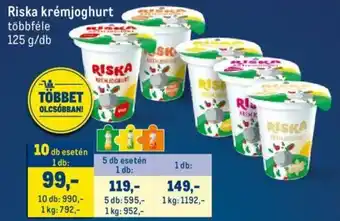 Riska krémjoghurt 125 g