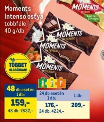 Moments Intenso ostya 40 g