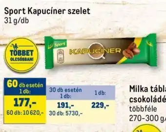 Sport Kapucíner szelet 31 g