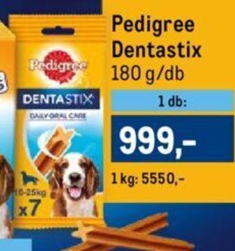 Metro Pedigree Dentastix 180 g ajánlat