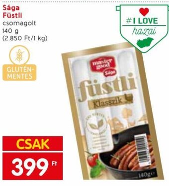 Spar Sága Füstli 140 g ajánlat