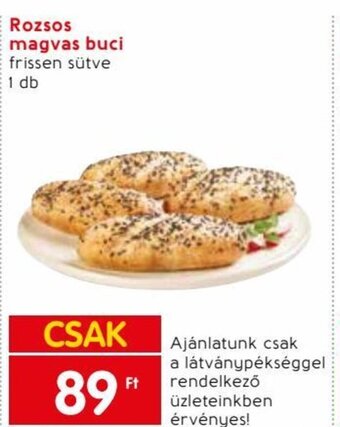 Spar Rozsos magvas buci 1 db ajánlat