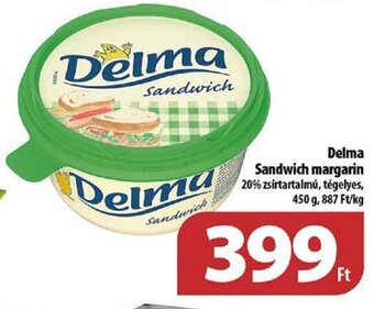 Coop Delma Sandwich margarin 450 g ajánlat