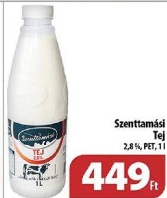 Coop Szenttamási Tej 1 l ajánlat