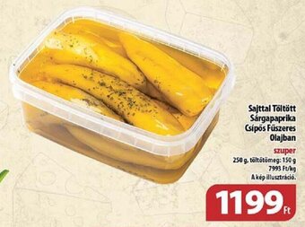 Coop Sajttal Töltött Sárgapaprika Csípős Fűszeres Olajban 250 / 150 g ajánlat