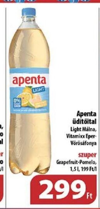 Coop Apenta üdítőital 1,5 l ajánlat