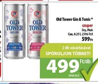 Coop Old Tower Gin & Tonic 0,25 l ajánlat