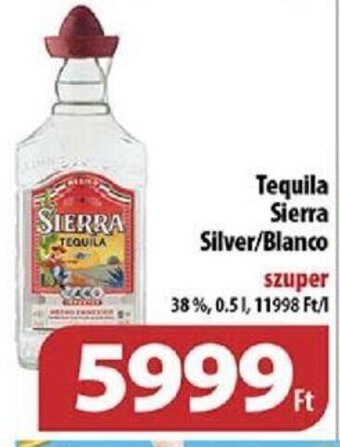 Tequila Sierra Silver/Blanco 0,5 l
