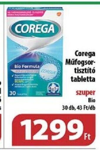 Coop Corega Műfogsor-tisztító tabletta 30 db ajánlat