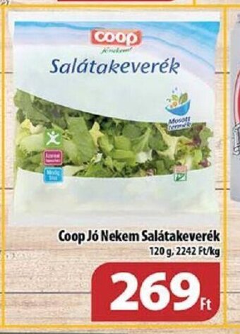 Coop Coop Jó Nekem Salátakeverék 120 g ajánlat