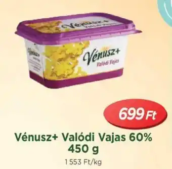 Real Vénusz+ Valódi Vajas 60% 450 g ajánlat