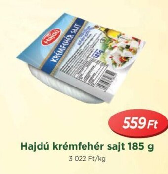 Real Hajdú krémfehér sajt 185 g ajánlat