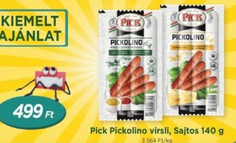 Real Pick Pickolino virsli, Sajtos 140 g ajánlat