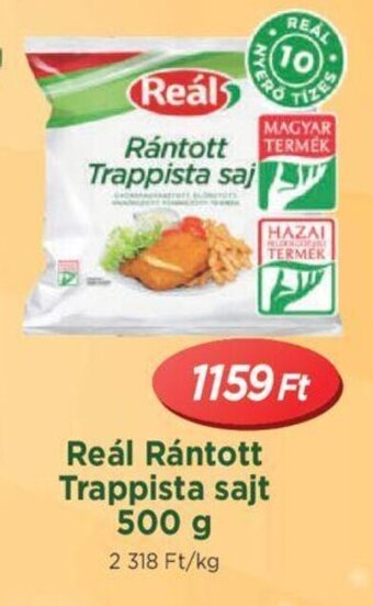 Real Reál Rántott Trappista sajt 500 g ajánlat