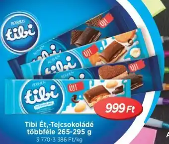 Real Tibi Ét,-Tejcsokoládé többféle 265 - 295 g ajánlat