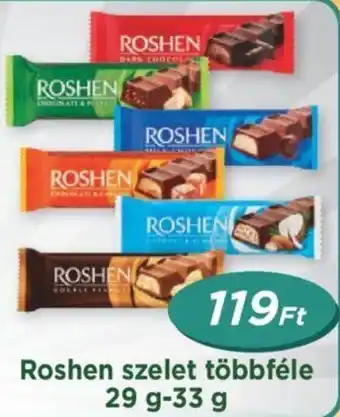 Real Roshen szelet többféle 29 - 33 g ajánlat