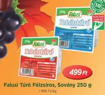 Real Falusi Túró Félzsíros, Sovány 250 g ajánlat