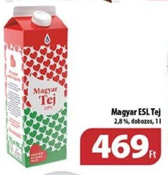 Coop Magyar ESL Tej 1 l ajánlat