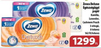 Coop Zewa Deluxe Egészségügyi papír 8 tekercs ajánlat