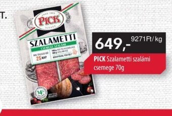 Coop PICK Szalametti szalámi 70 g ajánlat