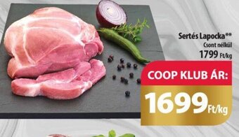 Coop Sertés Lapocka 1 kg ajánlat