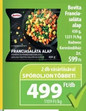 Coop Bovita Francia- saláta alap 450 g ajánlat
