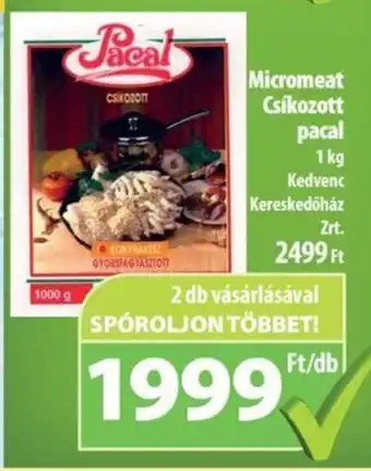 Coop Micromeat Csíkozott pacal 1 kg ajánlat
