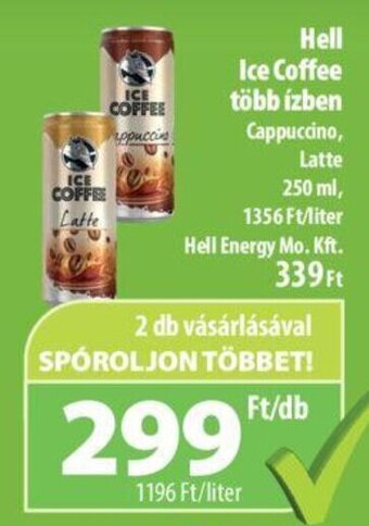 Coop Hell Ice Coffee több ízben 250 ml ajánlat