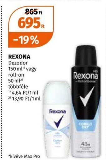 Müller REXONA Dezodor 150 / 50 ml ajánlat